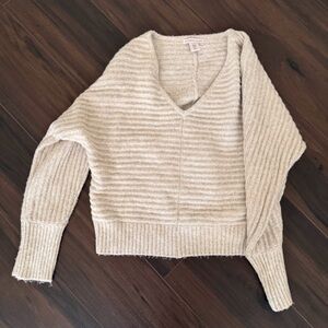 Sincerely Jules Cream V-Neck Sweater